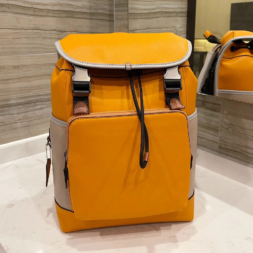Женский кожаный рюкзак, Модный женский рюкзак, Женский дорожный рюкзак, высококачественный однотонный рюкзак с откидной крышкой, 2021