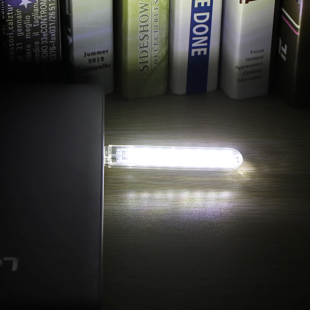 Портативный мини светильник с 3 светодиодами USB ночная лампа уличный для кемпинга