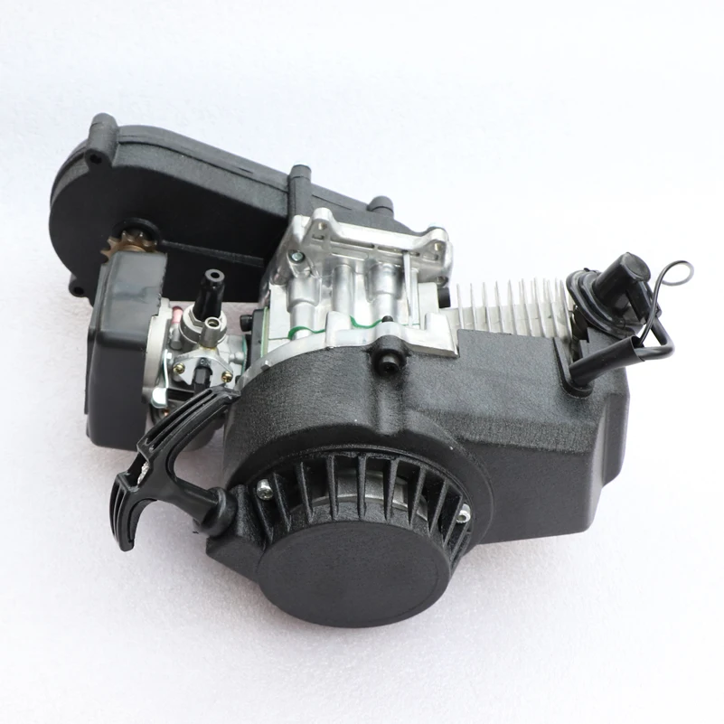 Двигатель 47cc для 2-тактного электрического пуска с трансмиссией мини-мотоцикла