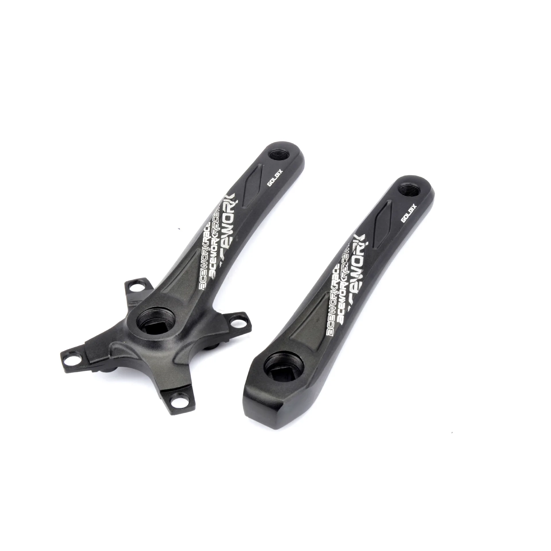 

Mountain road bike square hole Chainwheel aluminum alloy 170MM mtb bicycle crank 104/64BCD single disc can be modified