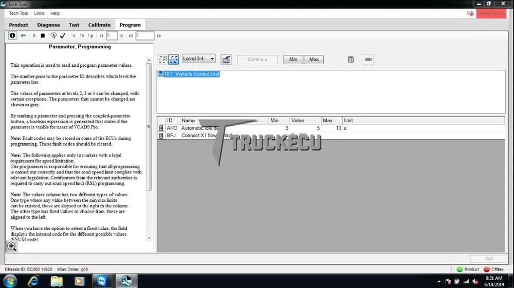 2 7 PTT DEV2TOOL.EXE apci в модели разработчика для Volvo грузовика экскаватора