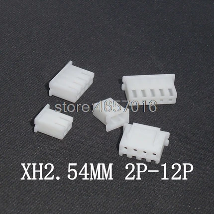 

50pcs XH2.54-2P/3P/4P/5P/6P/7P/8P/9P/10P 2.54mm Connector Housing Case XH2.54