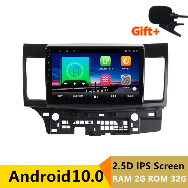 10 1 &quot2G RAM 32G ROM Android автомобильный DVD видео плеер GPS для MITSUBISHI LANCER 2008 2016 аудио