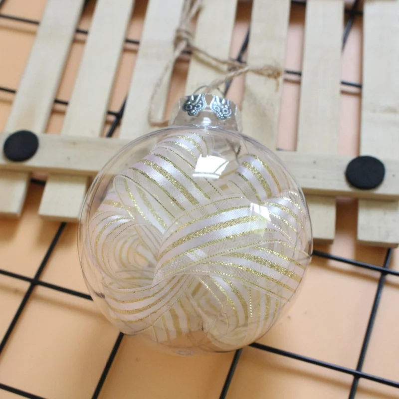 Christmas Transparent Ball Shape Tree Hanging Decoration Pendant For Set New Year Multicolor Ornaments | Дом и сад