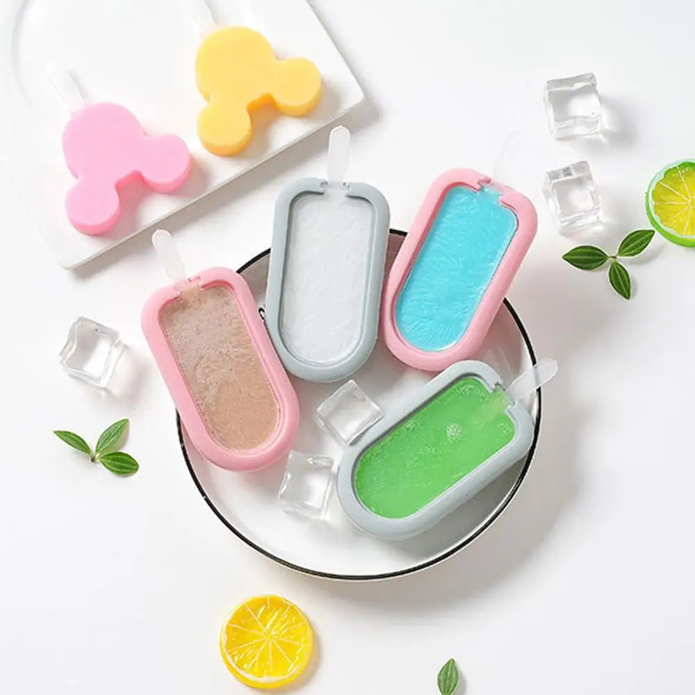 С рисунком клубника ананас силиконовая форма для Фруктового мороженого на