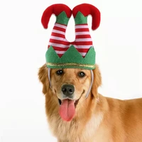christmas pet dog headwear funny dogs headdress for puppy cat kitten xmas party pet costumes accessories