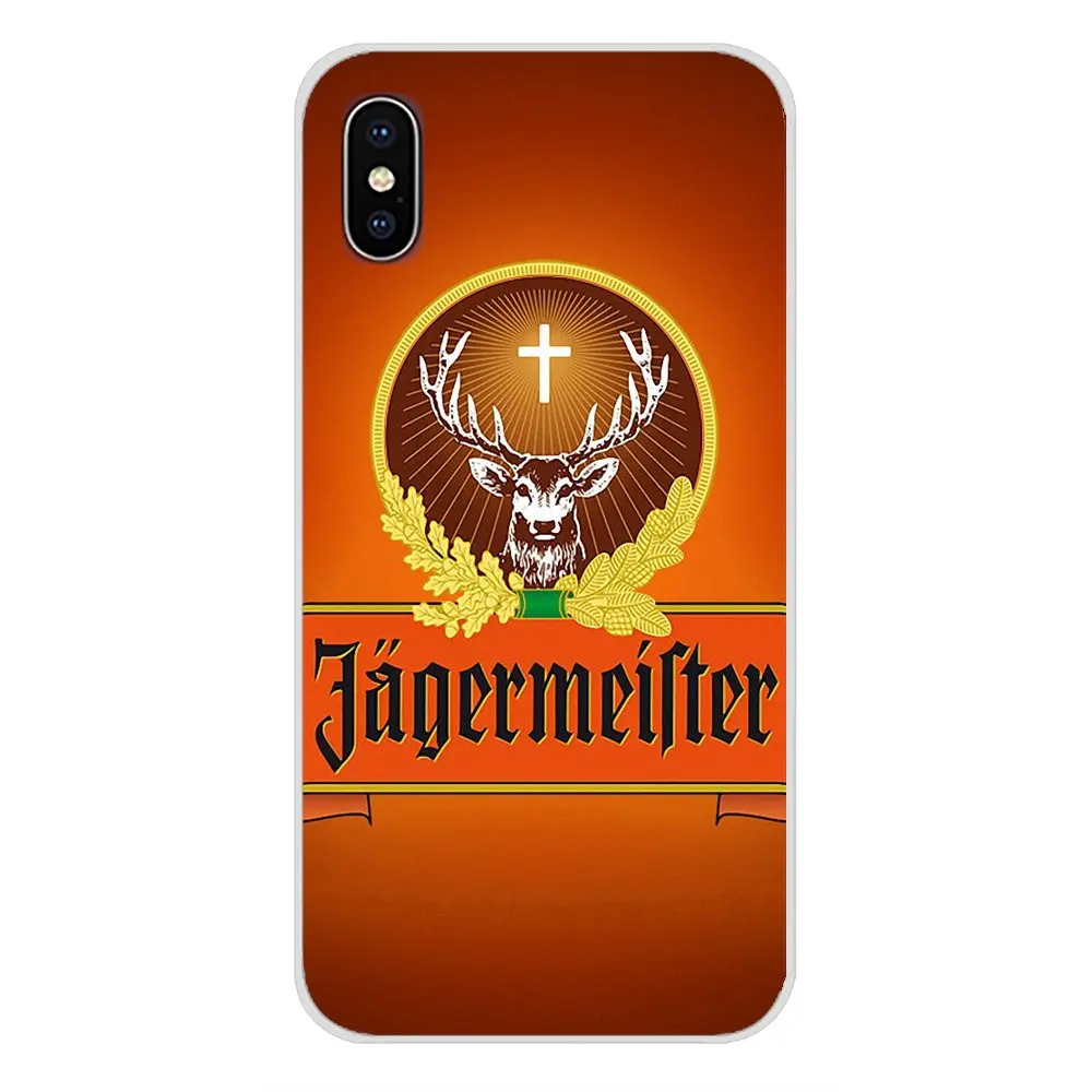 for apple iphone x xr xs 11pro max 4s 5s 5c se 6s 7 8 plus ipod touch 5 6 jagermeister logo accessories phone shell covers free global shipping