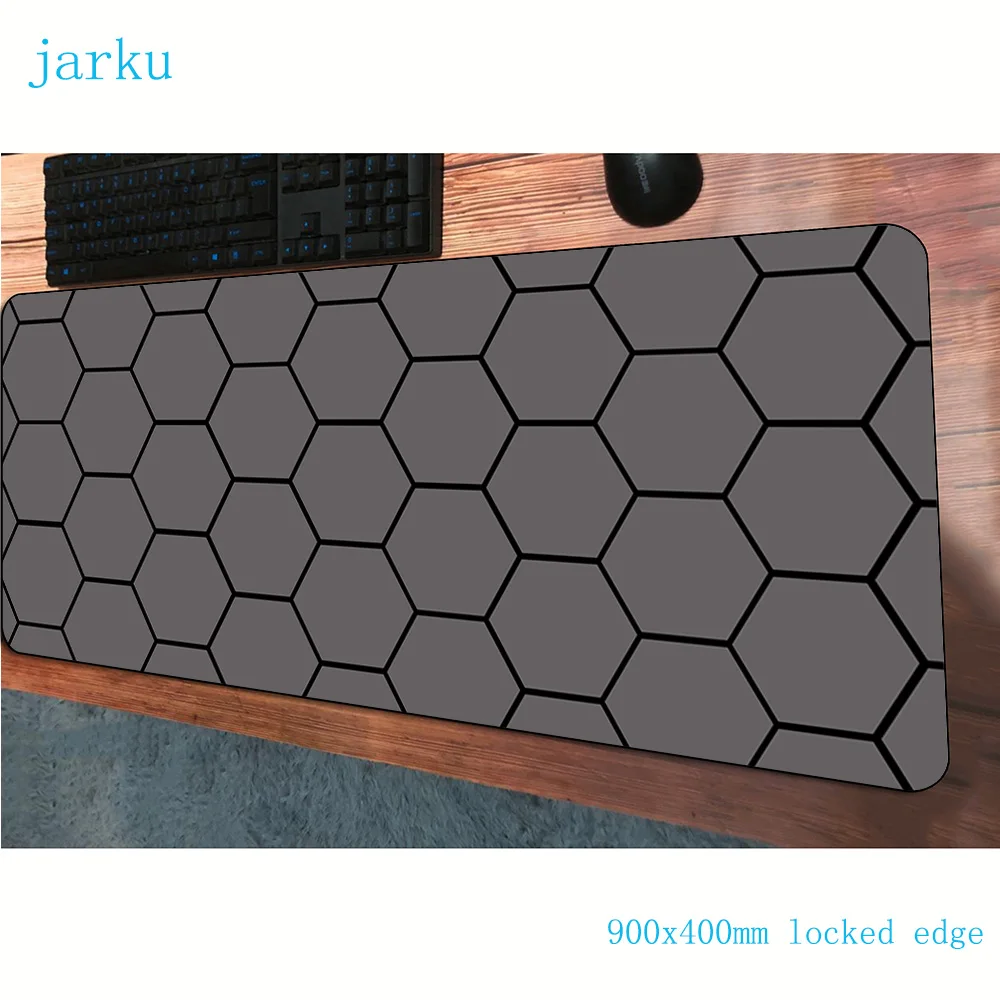 Шестиугольные абстрактные коврики 900x400 мм большой игровой коврик для мыши с