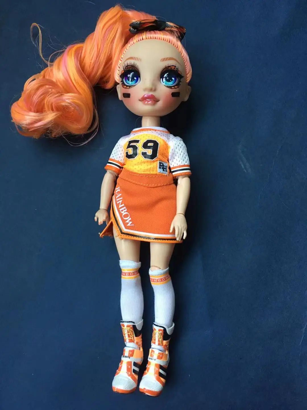 Радуга кукла йоги модное тело сестра реальные ресницы куклы головы мягкие