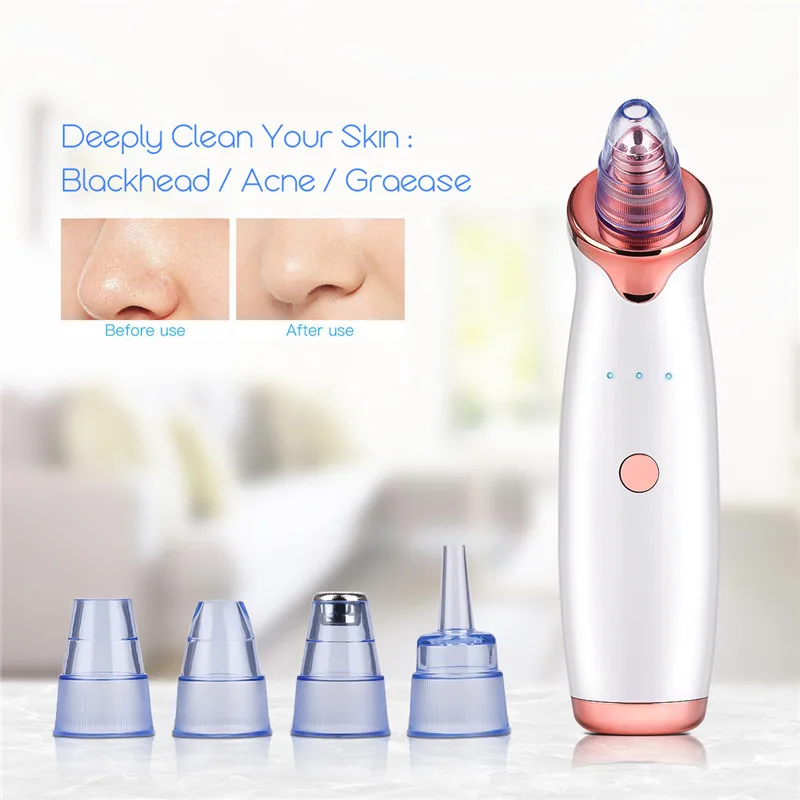 

Microdermabrasion Blackhead Remover Vacuum Suction Face Pimple Acne Comedone Extractor Facial Pores Cleaner Skin Care Tools 38