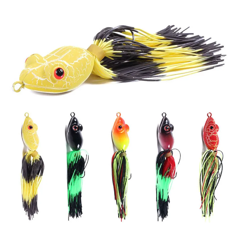 

1PC Rubber Jig Lure Weight 9.5g Pesca Saltwater Lures Soft Baits for Black Fish Isca Bait Artificial Leurre Souple Shad Fishing