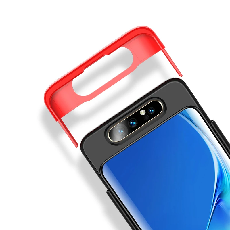 Жесткий чехол 3 в 1 для Samsung Galaxy A80 мобильный телефон задняя крышка a80 2019 матовый