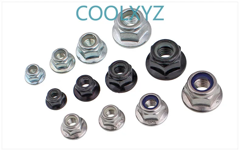 Углеродистая сталь/нержавеющая сталь 304/Фланцевая Контргайка Шестигранная гайка