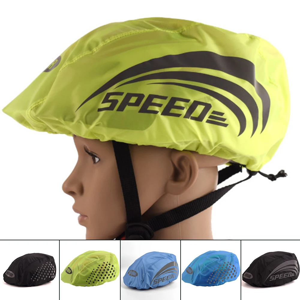 

Outdoor Cycling Waterproof Reflective Helmet Cover Rain Cover Helmet Waterproof Cover Windproof Dustproof Cycling Acessories