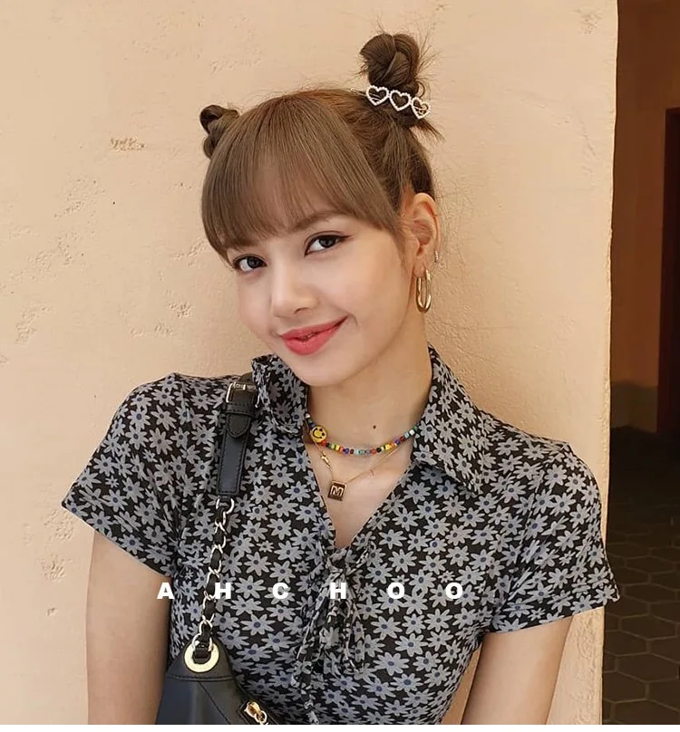 Blackpink lisa Ювелирные серьги золотистого цвета овальные Висячие подарки круглые серьги для женщин