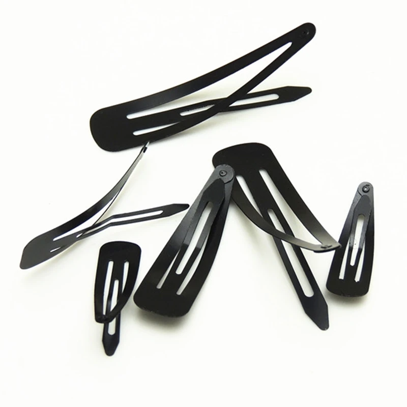 Металлические зажимы для волос серебристые/золотистые 3-9 см 15-30 шт. - купить по