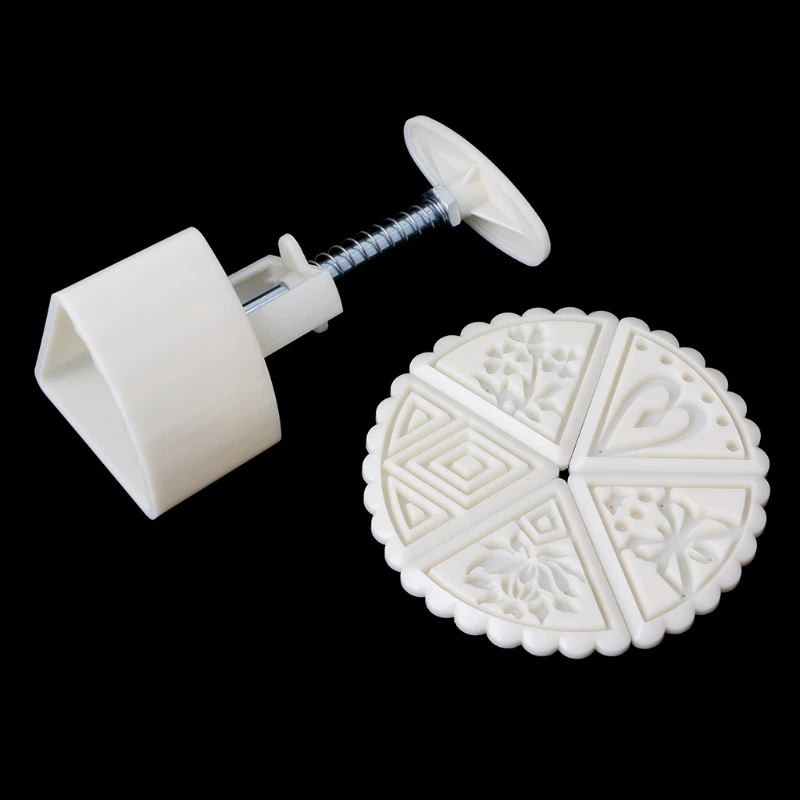 2021 Новый 6 шт. вентилятор Форма Цветок Луны печати для торта прессформы печенья