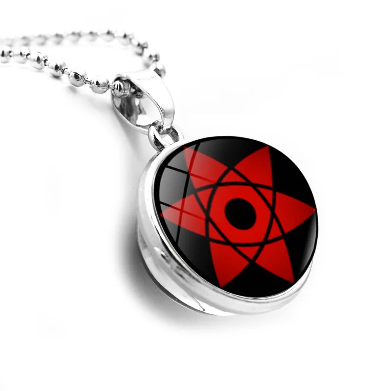 Калейдоскоп глаза фото стеклянный шар кулон ожерелье в стиле японского аниме
