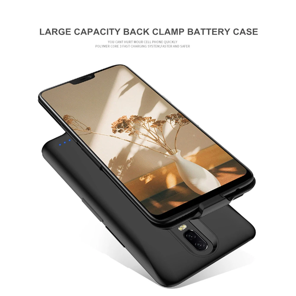 

6500mAh Portable Backup Power Bank Charging Case For Xiaomi Redmi 5 Plus External Battery Power Charger Cases