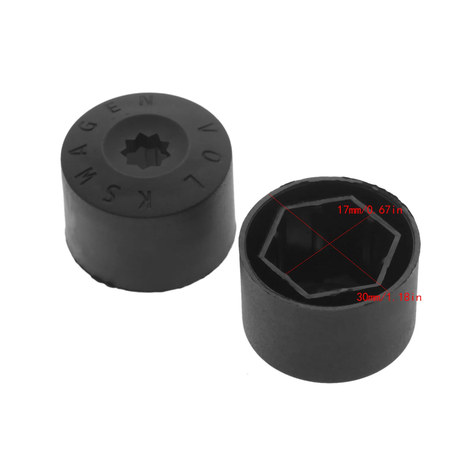 Yetaha 20 шт. 17 мм колпачки для болтов и гаек колес с инструмент удаления Volkswagen Golf Passat