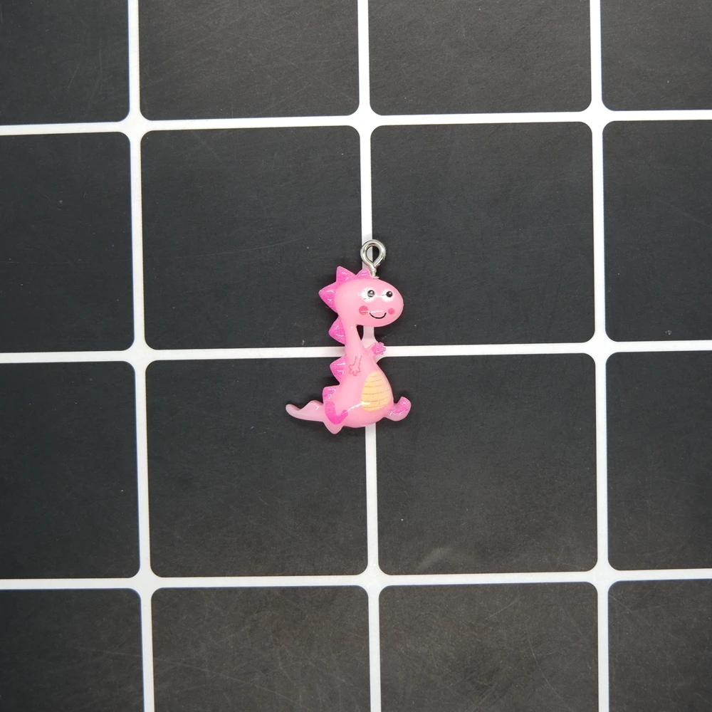 Милые Подвески в виде динозавра для изготовления ювелирных изделий аксессуары