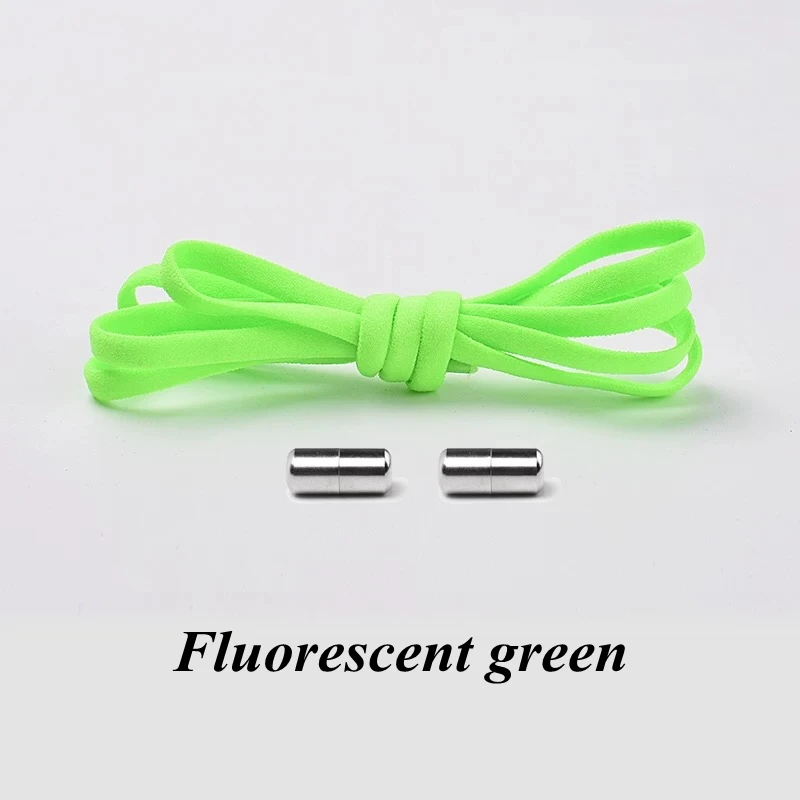 1 Pair Elastic Shoe laces Round No Tie Shoelaces Kids and Adult Sneakers Shoelace Running Leisure Quick Lazy Laces 19 Colors