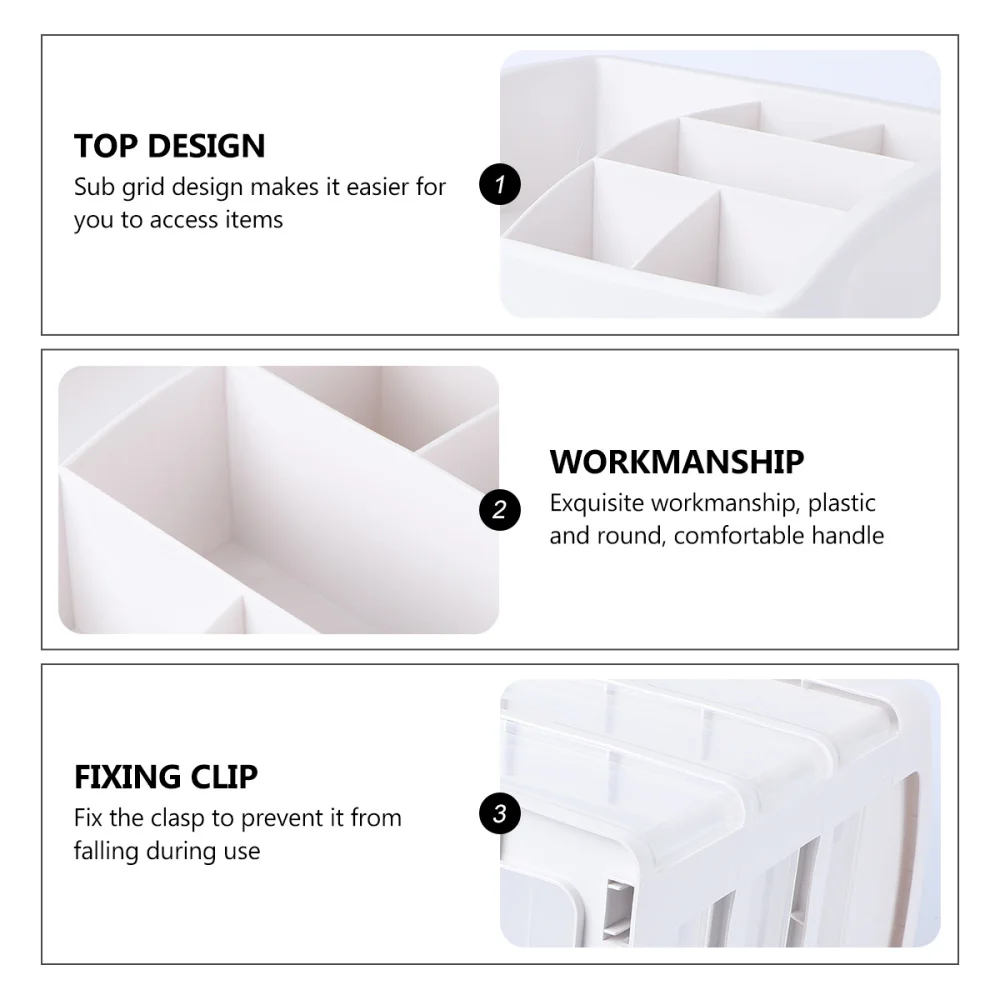 

1PC Cosmetic 2 Layer Drawer Organizer Makeup Container Desktop Sundry Storage Case