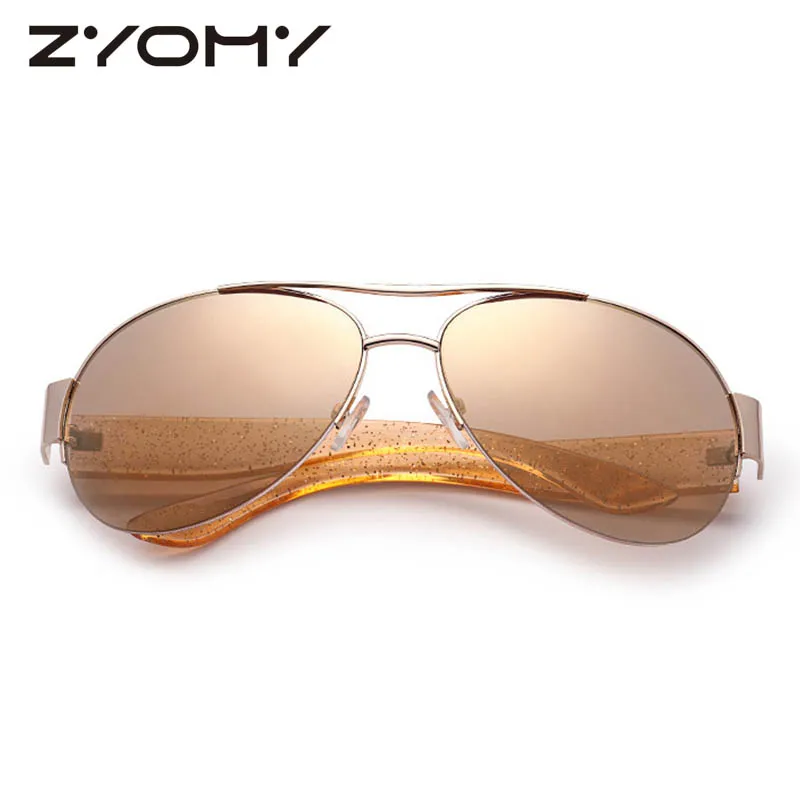 

Женские очки-авиаторы большого размера Q с двойным лучом и защитой UV400