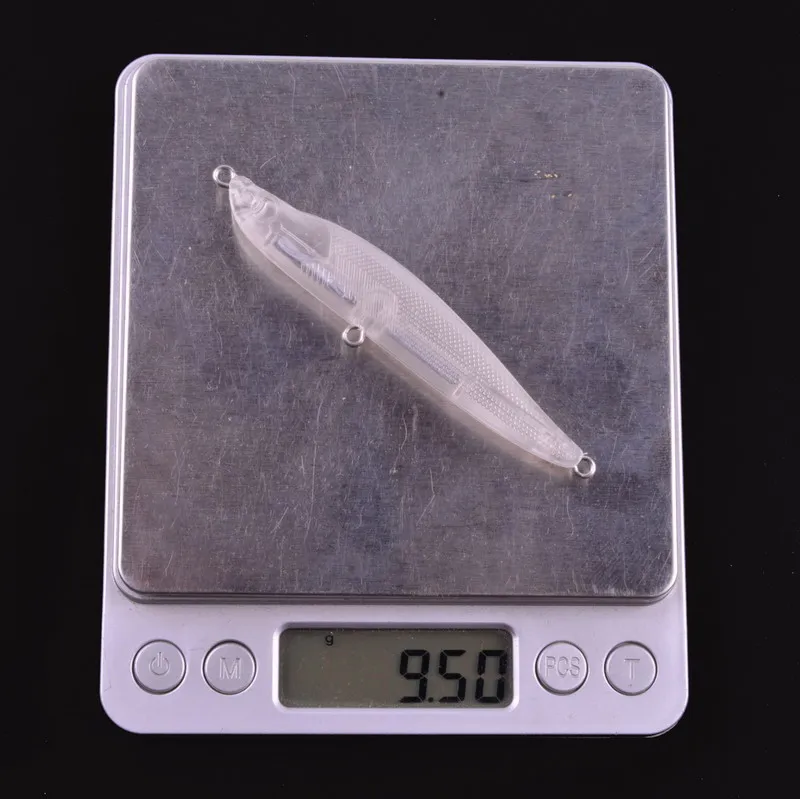 

20pcs Blank Floating Pencil Bait 9cm/9g Unpainted Artificial Hard Bait Crankbait Bass Fishing Wobblers Carp fishing Tackle