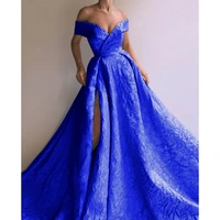 royal blue prom dress gorgeous tea length celebrity wedding party evening high quality floor formal ball gown robes de cocktail