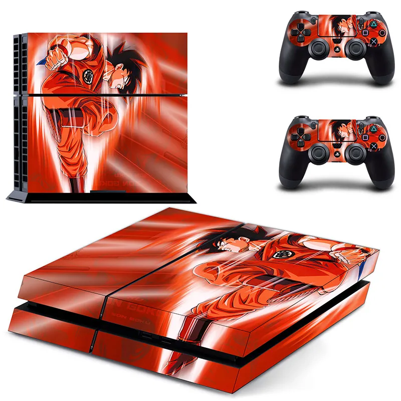 Виниловый геймпад Dragon Ball Super чехол для игры PS4 PlayStation 4 и 2 геймпада|Наклейки| |