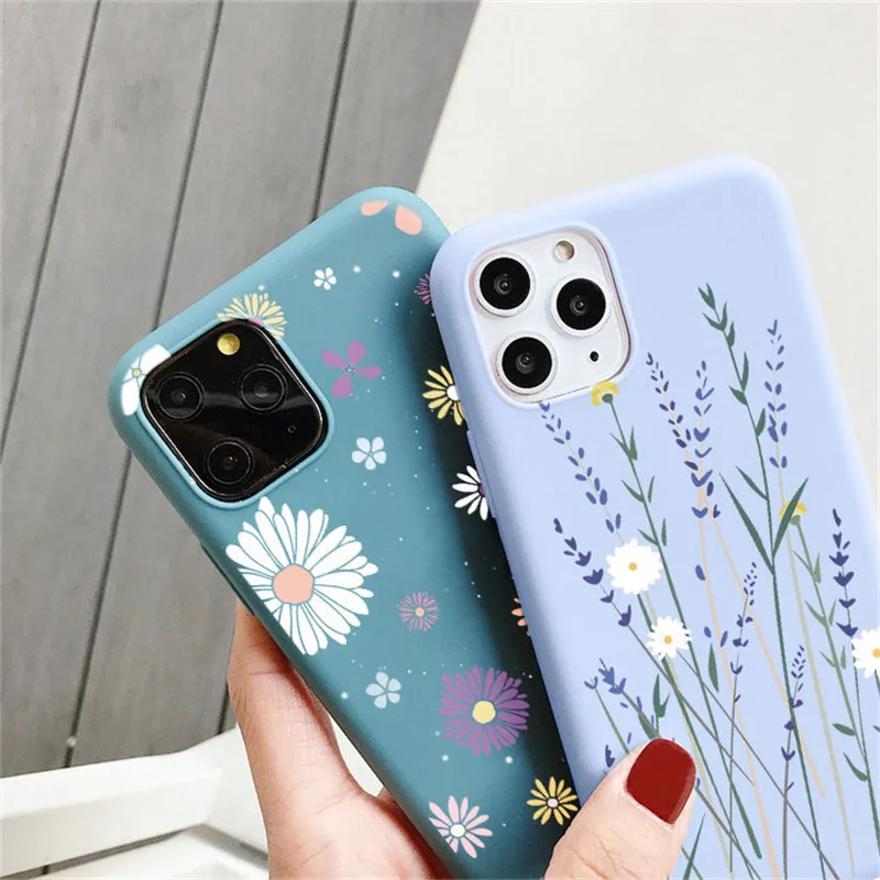 

Luxury Flower Case na For Xiaomi Redmi Note 9 8 8T 9S 7 10 Pro 5 10S 9C Mi Poco X3 NFC A3 8 9 SE 9T 10 11 10T Lite Pro TPU Cover