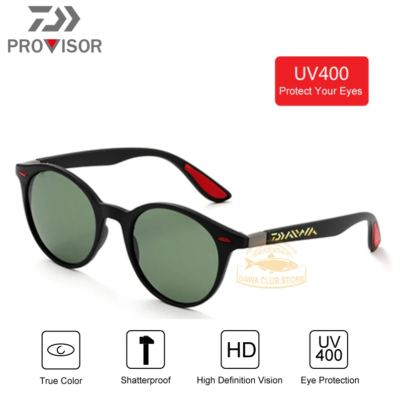 2020 DAWA мужские круглые солнцезащитные очки в оправе для рыбалки вождения