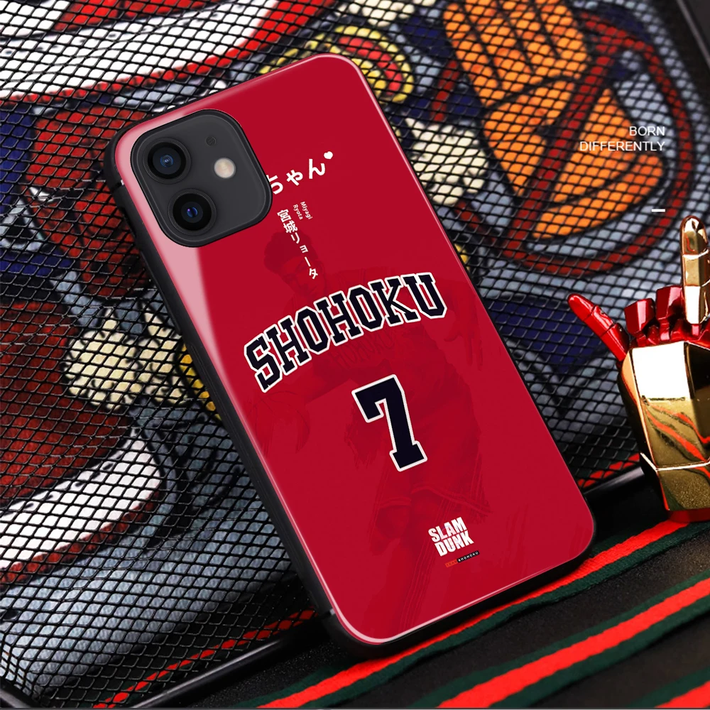 Горячий аниме Slam Dunk Ryota Miyagi чехол из закаленного стекла для iphone x xr xs max 11 12 13 14 pro max 6 6s 7 8 14 plus 12 mini cover