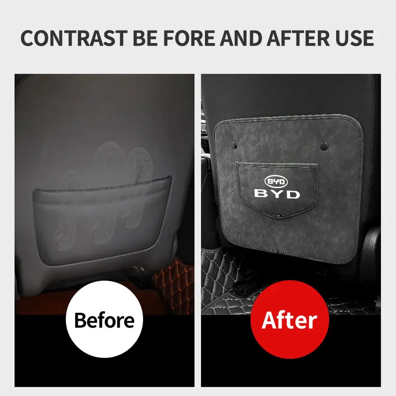 Автомобильная Противоударная накладка на заднее сиденье защитный чехол