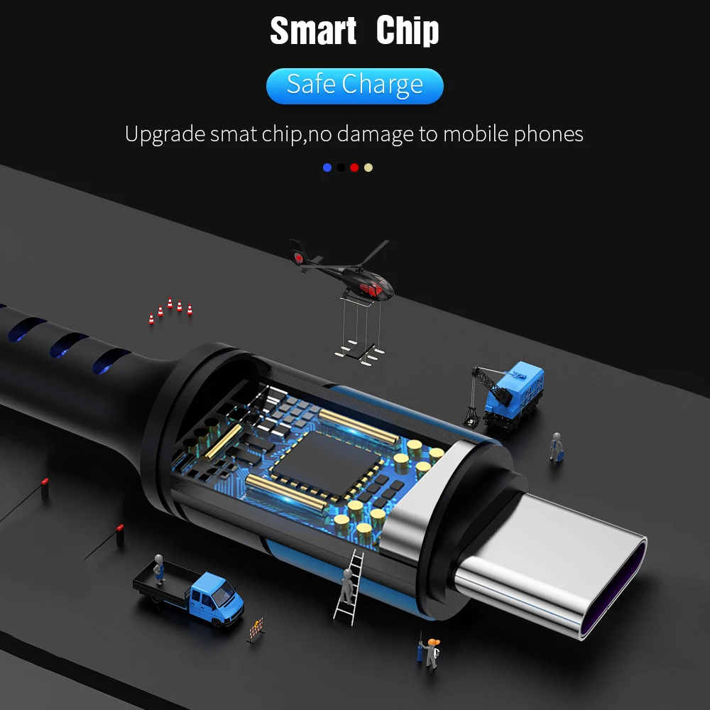 5А USB Type C Быстрая зарядка кабель для Huawei P30 P20 Lite супер быстрый зарядный Xiaomi Mi 9 Samsung