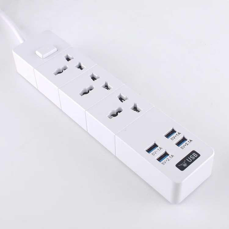 4 USB адаптер для путешествий с переключателем и 2-метровым удлинителем PC