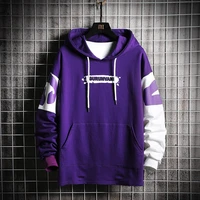 zogaa patchwork graffiti harajuku japanese streetwear hip hop purple sweatshirt hoodie