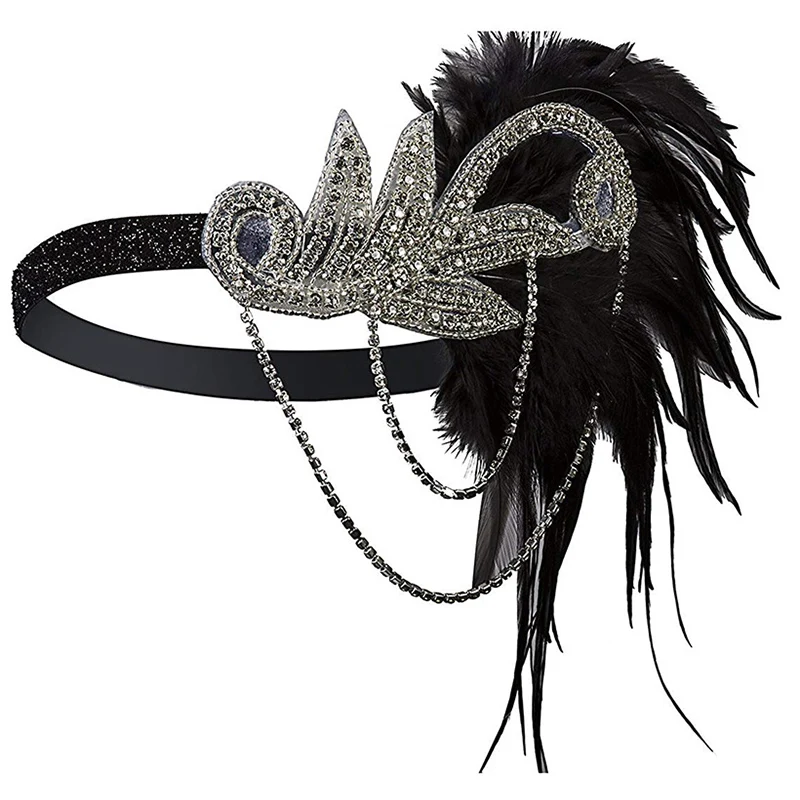 Женское винтажное платье с блестками и бахромой украшенное бисером в стиле