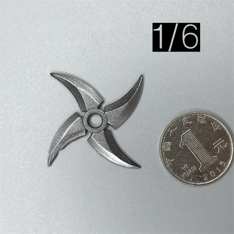 

Scale 1/6 Soldiers Sengoku Japanese Samurai Weapon Shuriken Model Alloy Material For Collection