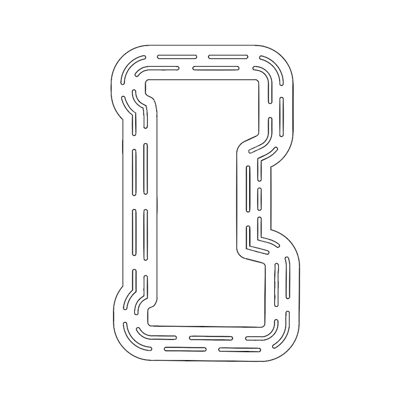 Пластик Трафареты A Z алфавиты 26 букв набор сделай сам для Скрапбукинг альбом
