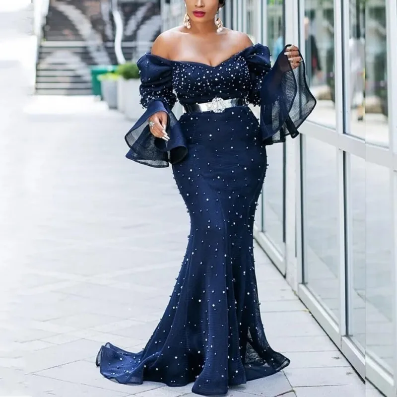 Женское облегающее платье русалка Элегантное Длинное винтажное с открытыми