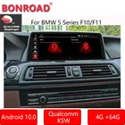Автомобильный мультимедийный плеер Bonroad, 10,25 дюйма, Android 10,0, 4G, Wi-Fi, для BMW 5 series F10F11 2011-2017