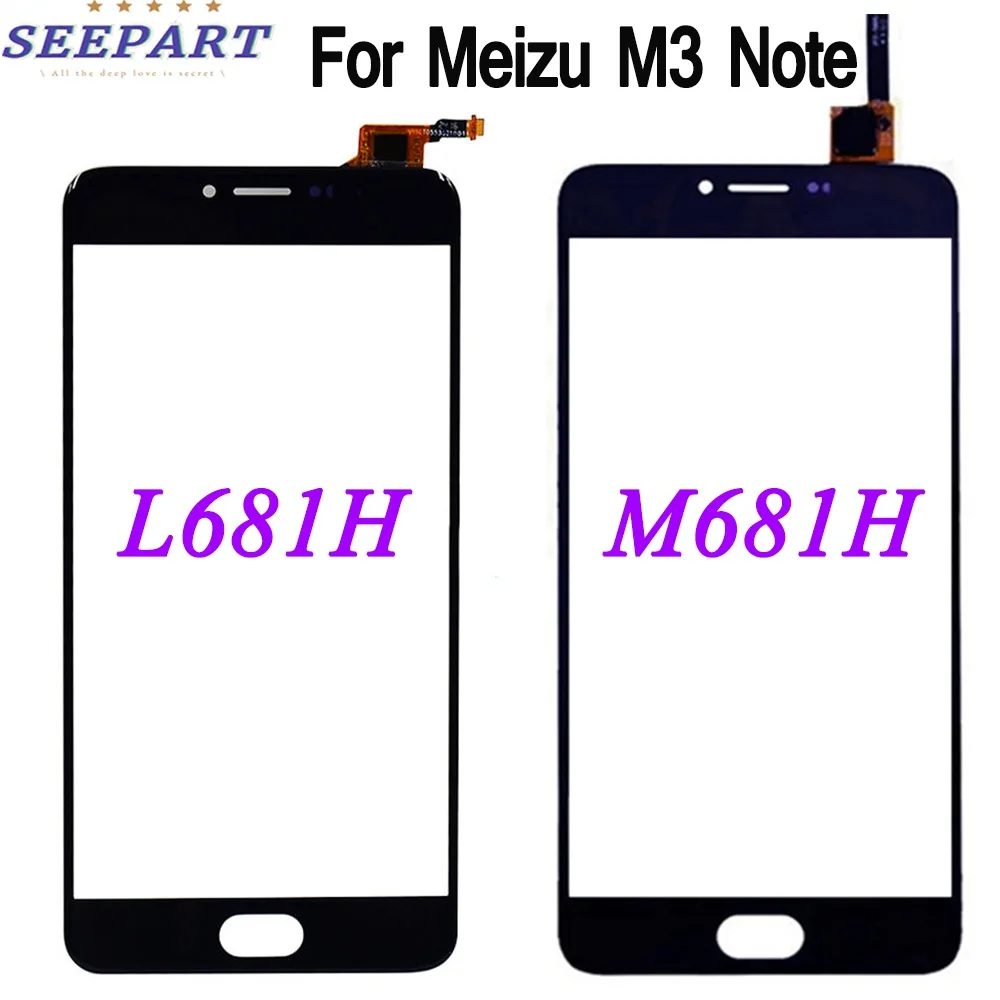 

5.5" Meizu M3 Note M681H L681H Touch Panel Screen Digitizer LCD Display Glass Sensor Lens Touchscreen Meizu M3 Note Touch Screen