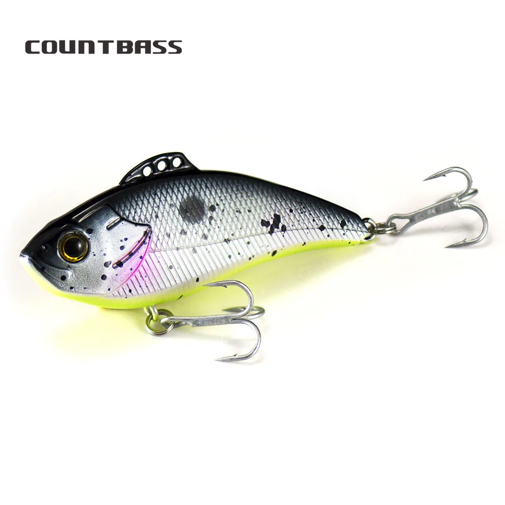 

70mm 19.2g Countbass Vibration Bait Sinking Fishing Lure for Saltwater Angler's Lure Lipless Crankbait Hard Bait Wobbler Leurre