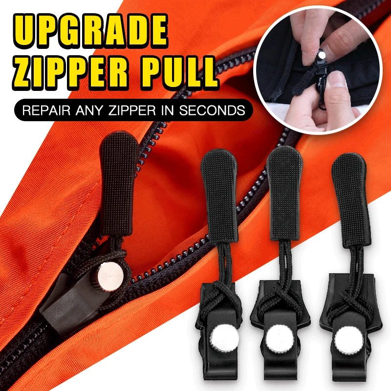 

6pcs Zipper Repair Kit Universal Instant Zipper Repair Replacement Zipper Sliding Teeth Rescue Zipper Head For 3 Different Size