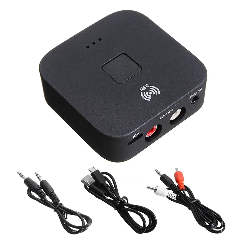 

High Quality Receiver Audio Adapter Wireless Bluetooth-compatible Receptor Support A2DP/AVRCP/HFP Protocol 6x6x2cm