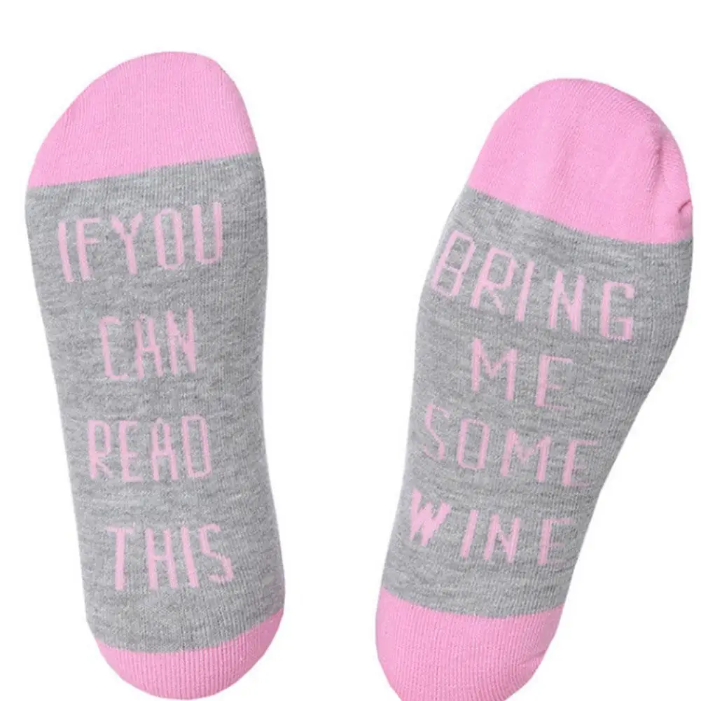 DSstyles 1 Pair Unisex Four seasons universal letters embroidered cotton tube socks wear non-slip breathable casual sports | Мужская