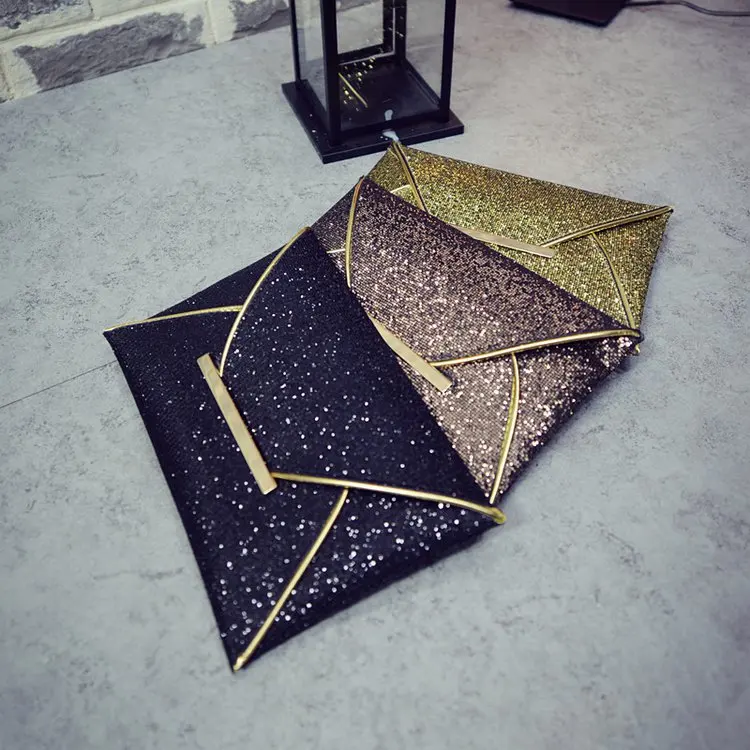 

Wholesale handbags women 2021 new sequins mini bags han edition style hand bag envelope bag