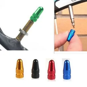 Колпачки для клапанов велосипеда, алюминиевые колпачки для ниппеля высокого давления, 4 шт., пылезащитные накладки на шины, аксессуары для горных велосипедов